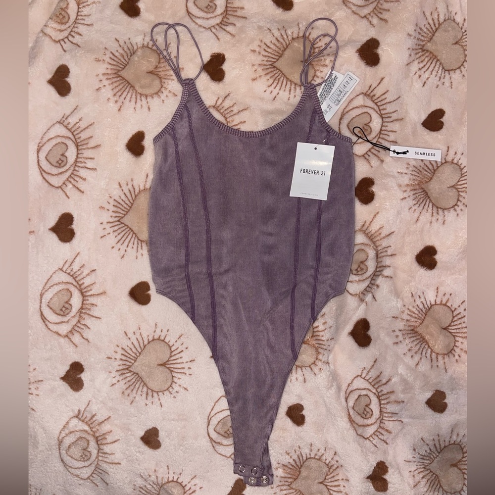 Forever21 Purple Body Suit Size Small (NWT)
